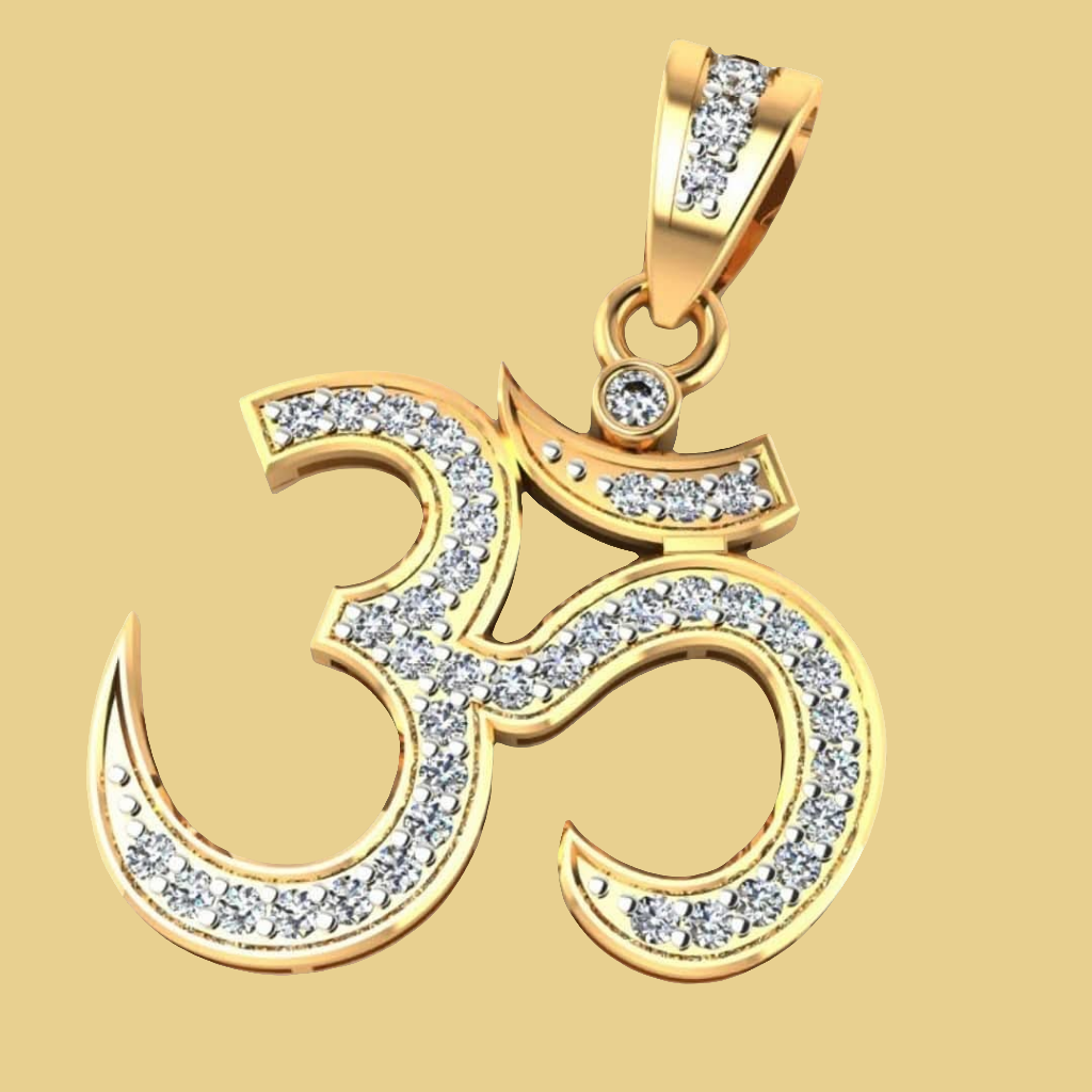 Om Diamond Pendant
