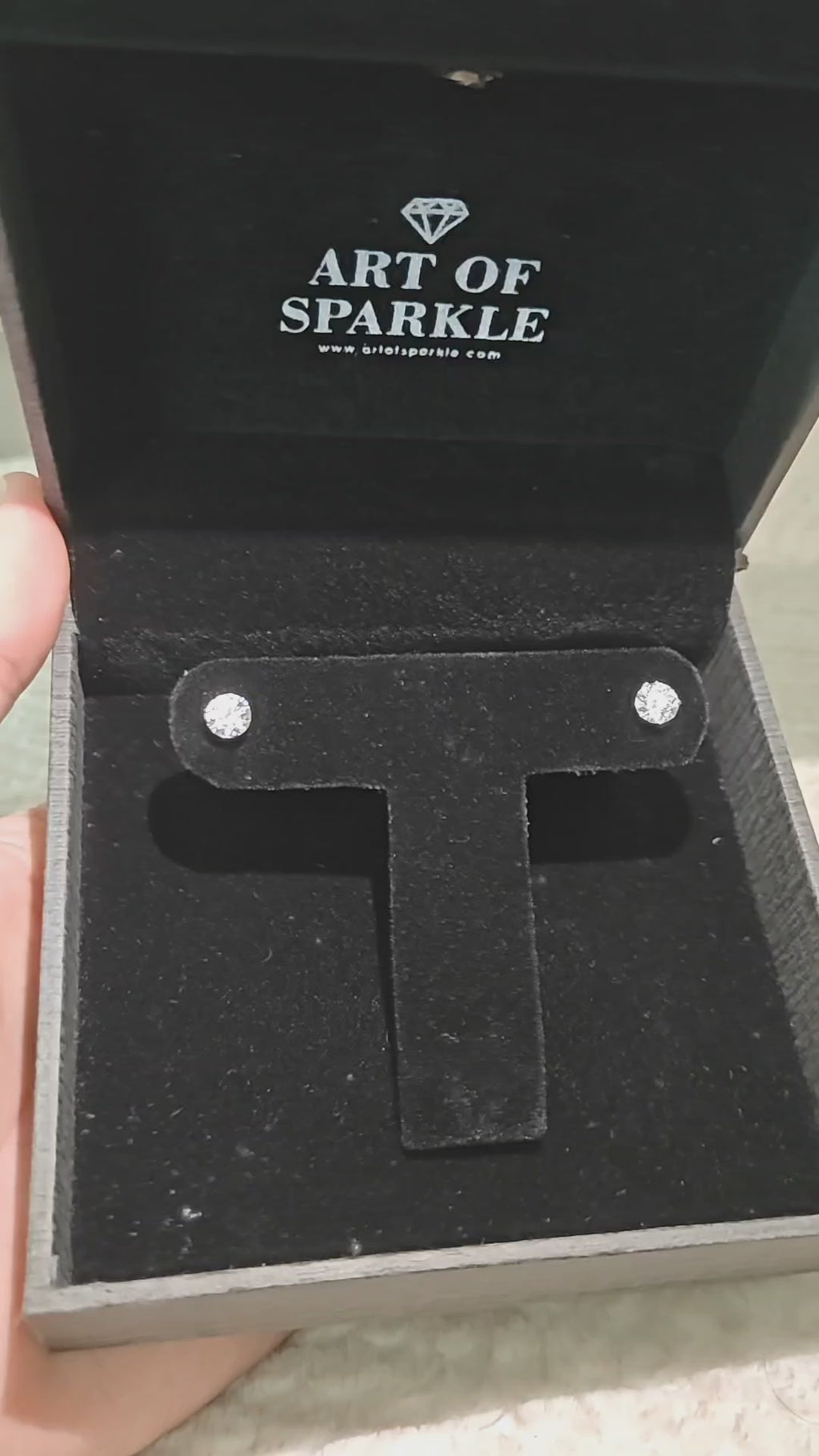 2.00 carat Lab grown diamond studs