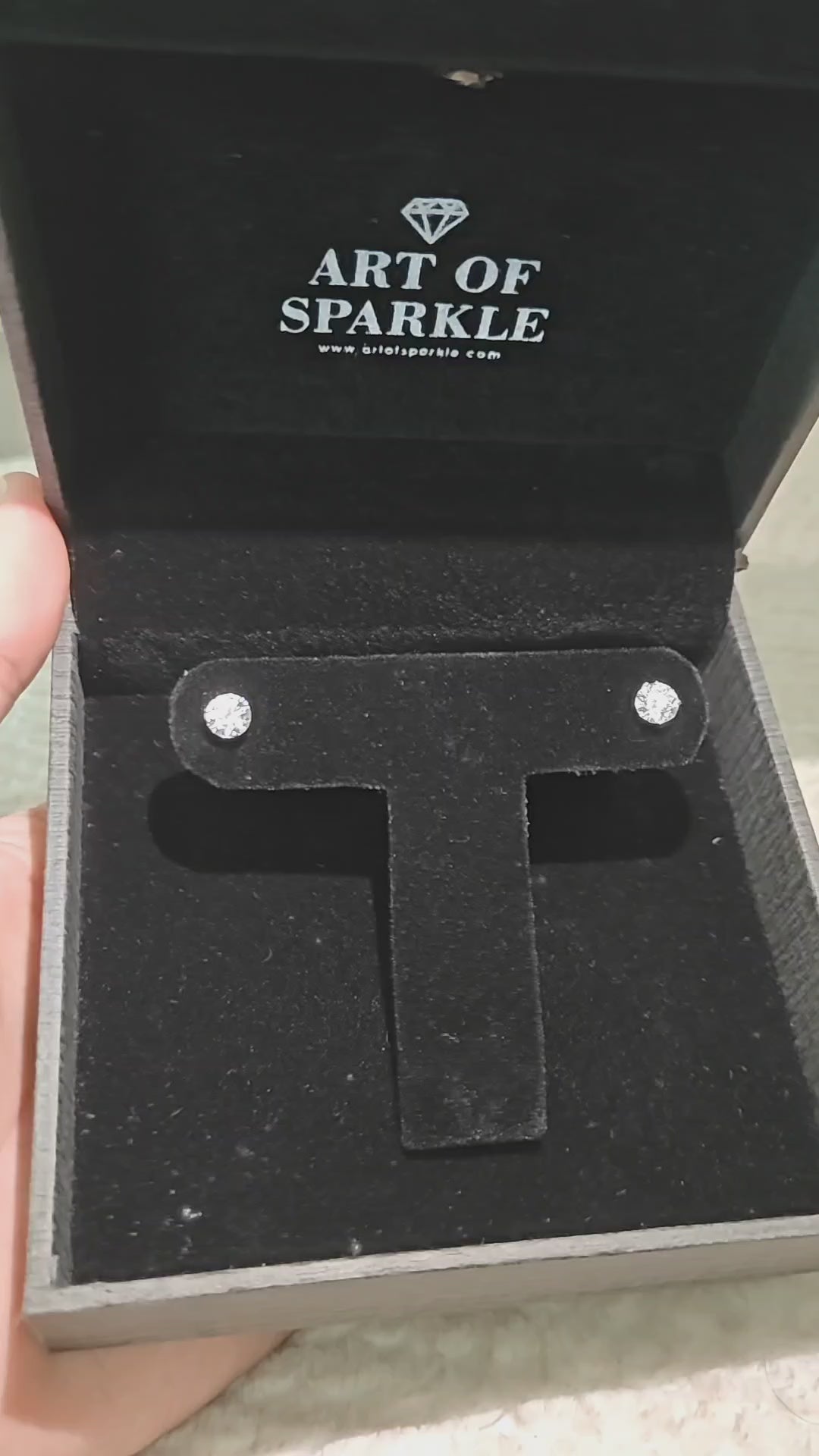 2.00 carat Lab grown diamond studs