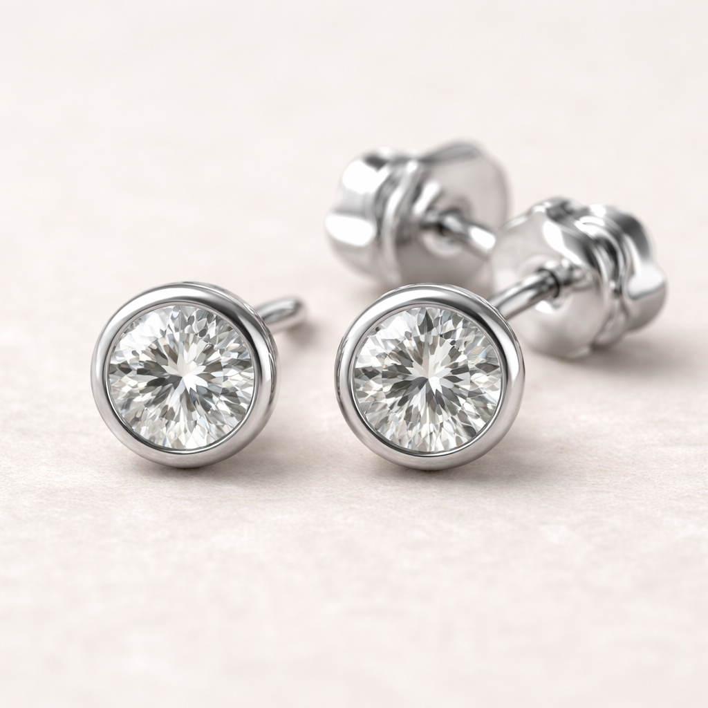 💎 0.75 CT Lab-Grown Diamond Stud Earrings 💎