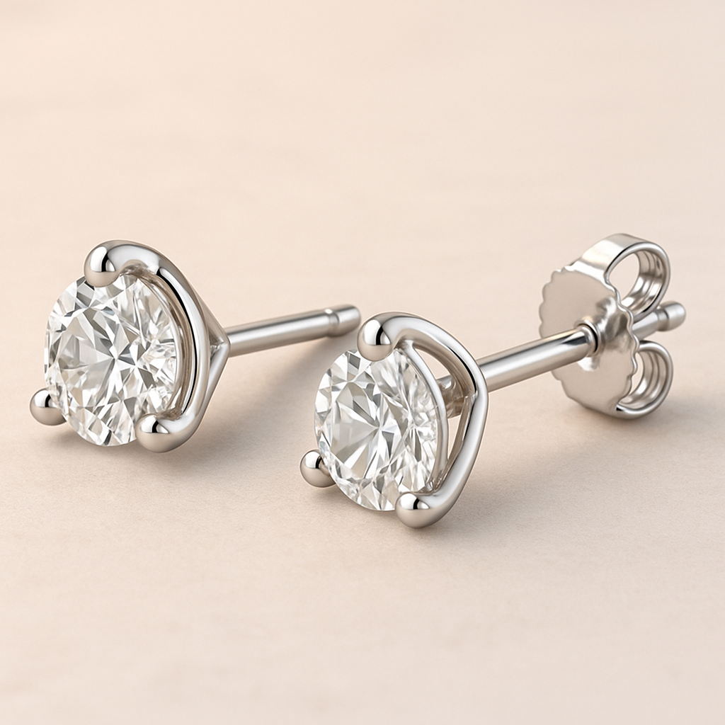 2.00 carat Lab grown diamond studs