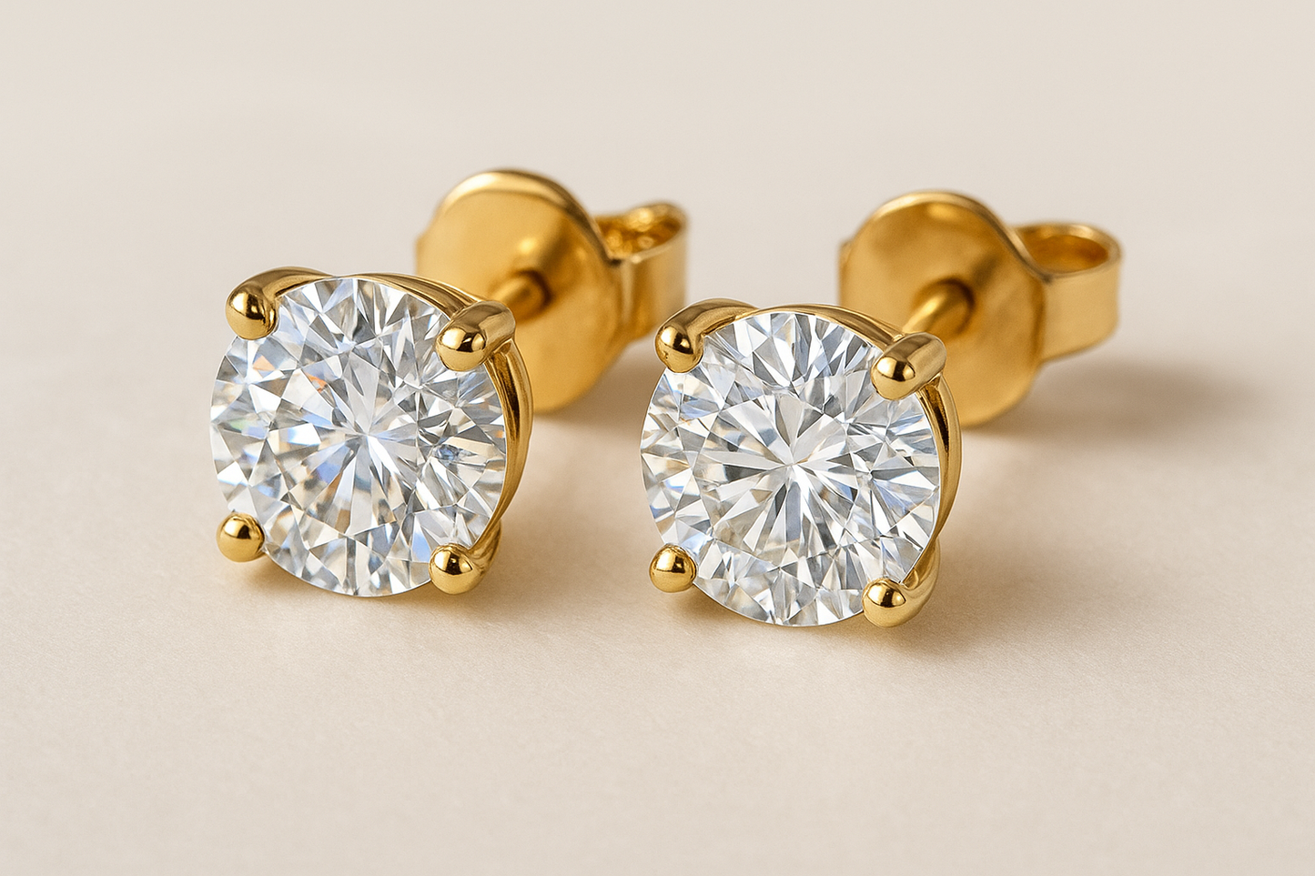 2.00 Carat Lab Grown Diamond Studs