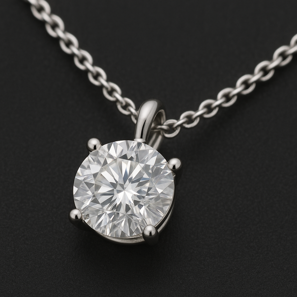 1.00 carat Natural Diamond Necklace